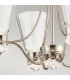 Kichler Kayva Integrated LED Multi Arm Pendant Ceiling Light Polished Nickel 3000K IP44-5