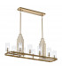 Kichler Kimrose Bar Pendant Ceiling Light Brushed Natural Brass-1