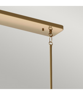 Kichler Kimrose Bar Pendant Ceiling Light Brushed Natural Brass-2