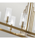 Kichler Kimrose Bar Pendant Ceiling Light Brushed Natural Brass-5