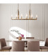 Kichler Kimrose Bar Pendant Ceiling Light Brushed Natural Brass-8