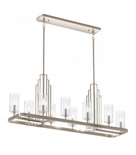 Kichler Kimrose Bar Pendant Ceiling Light Polished Nickel-1