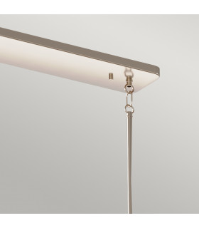 Kichler Kimrose Bar Pendant Ceiling Light Polished Nickel-2