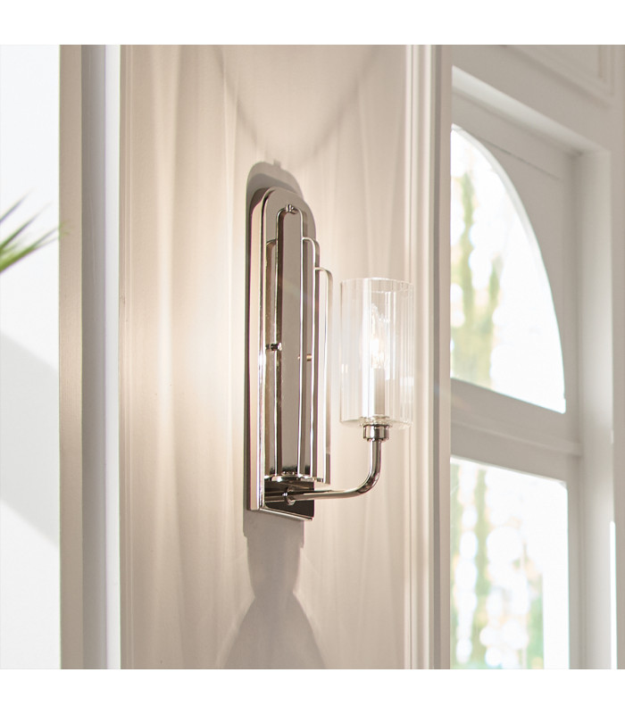 Kichler Kimrose Wall Lamp Polished Nickel-7