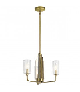 Kichler Kimrose Multi Arm Pendant Ceiling Light Brushed Natural Brass-1