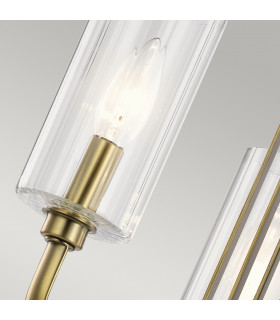 Kichler Kimrose Multi Arm Pendant Ceiling Light Brushed Natural Brass-2