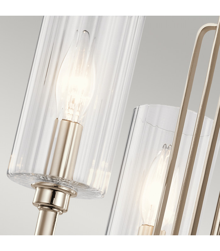 Kichler Kimrose Multi Arm Pendant Ceiling Light Polished Nickel-2