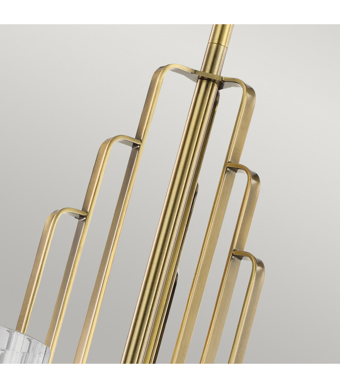 Kichler Kimrose Multi Arm Pendant Ceiling Light Brushed Natural Brass-3