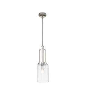 Kichler Kimrose Dome Pendant Ceiling Light Polished Nickel-1