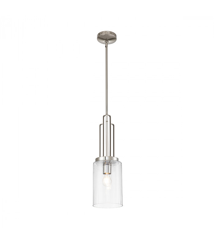 Kichler Kimrose Dome Pendant Ceiling Light Polished Nickel-1