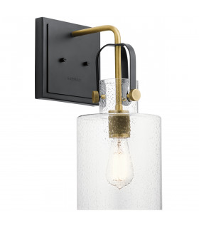 Kichler Kitner Dome Wall Lamp Natural Brass-1