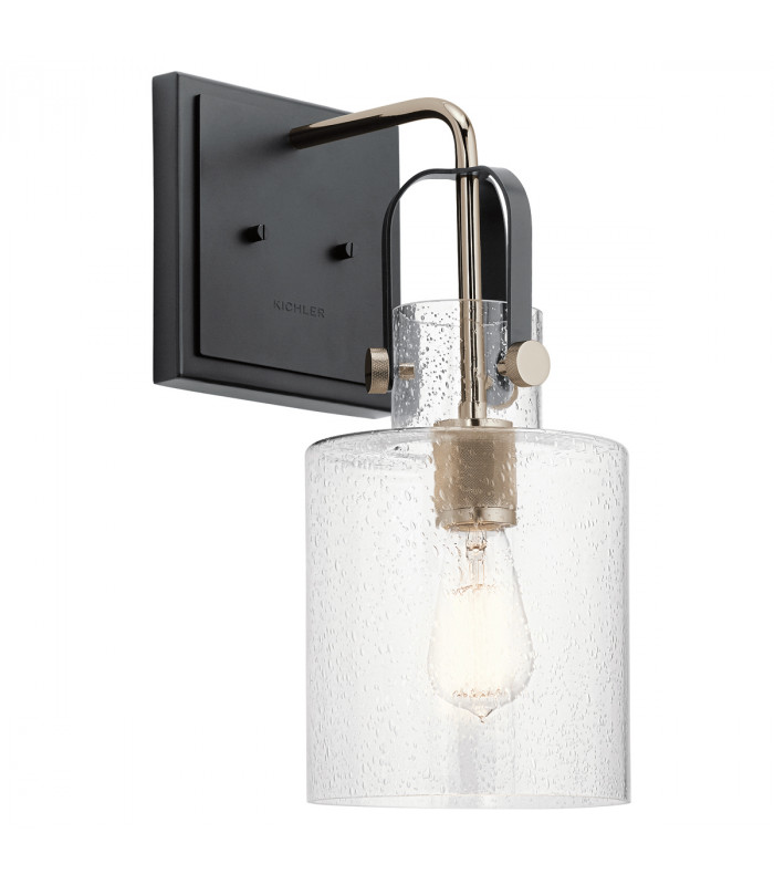 Kichler Kitner Dome Wall Lamp Polished Nickel-1