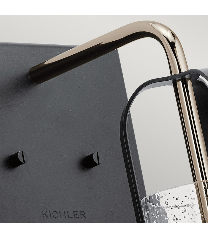 Kichler Kitner Dome Wall Lamp Polished Nickel-2