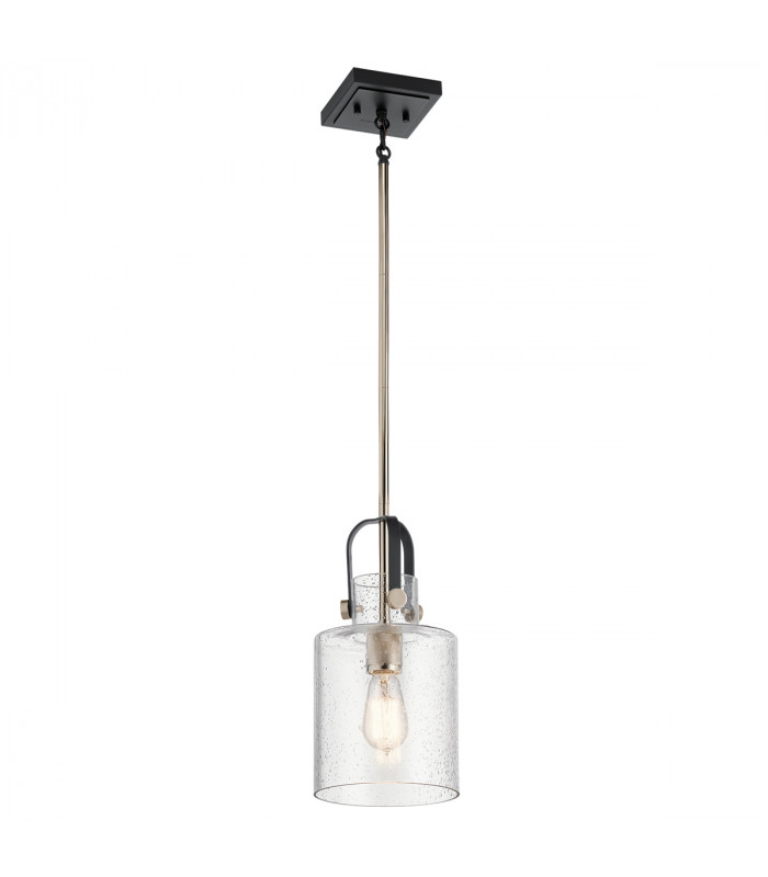 Kichler Kitner Dome Pendant Ceiling Light Polished Nickel-1