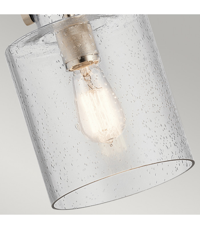 Kichler Kitner Dome Pendant Ceiling Light Polished Nickel-4