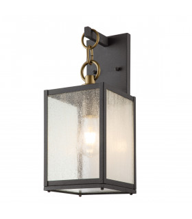 Kichler Lahden Outdoor Wall Lantern Weathered Zinc IP44-1