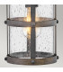 Hinkley Lakehouse Outdoor Wall Lantern Aged Zinc with Driftwood Grey IP44-4