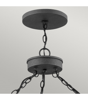 Hinkley Lakehouse Outdoor Pendant Ceiling Light Aged Zinc with Driftwood Grey IP44-2