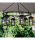 Hinkley Lakehouse Outdoor Pendant Ceiling Light Aged Zinc with Driftwood Grey IP44-7