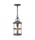 Hinkley Lakehouse Outdoor Pendant Ceiling Light Aged Zinc with Driftwood Grey IP44-1