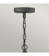 Hinkley Lakehouse Outdoor Pendant Ceiling Light Aged Zinc with Driftwood Grey IP44-2