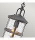 Hinkley Lakehouse Outdoor Pendant Ceiling Light Aged Zinc with Driftwood Grey IP44-3