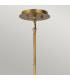 Kichler Linara Wire Frame Pendant Ceiling Light Black & Natural Brass-3