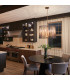 Kichler Linara Wire Frame Pendant Ceiling Light Black & Natural Brass-6