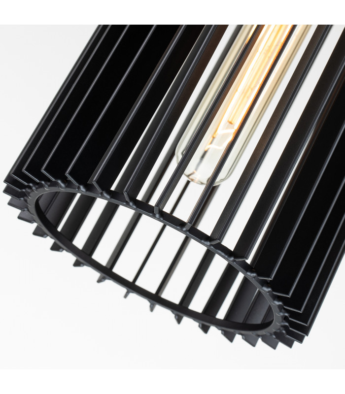 Kichler Linara Slim Pendant Ceiling Light Black & Natural Brass-2