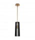Kichler Linara Slim Pendant Ceiling Light Black & Natural Brass-5