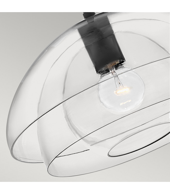 Hinkley Lotus Dome Pendant Ceiling Light Black-3