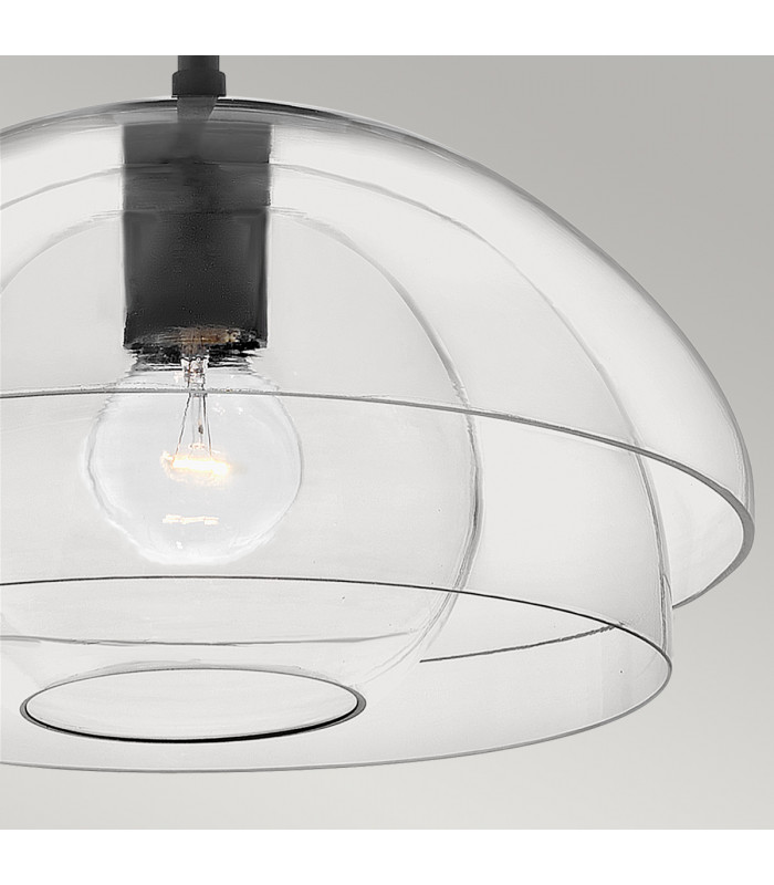 Hinkley Lotus Dome Pendant Ceiling Light Black-4