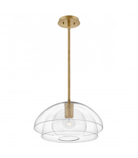 Hinkley Lotus Dome Pendant Ceiling Light Heritage Brass-1