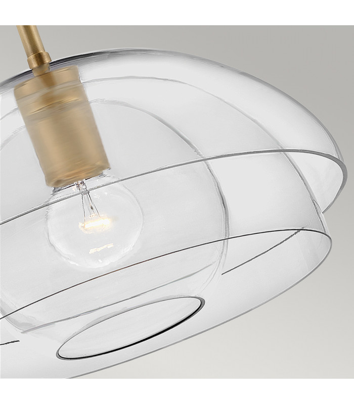Hinkley Lotus Dome Pendant Ceiling Light Heritage Brass-4