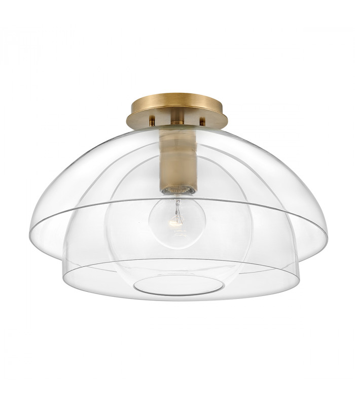 Hinkley Lotus Dome Pendant Ceiling Light Heritage Brass-5