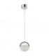Kichler Moonlit Integrated LED Spherical Pendant Ceiling Light Polished Chrome 3000K-1