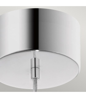 Kichler Moonlit Integrated LED Spherical Pendant Ceiling Light Polished Chrome 3000K-2