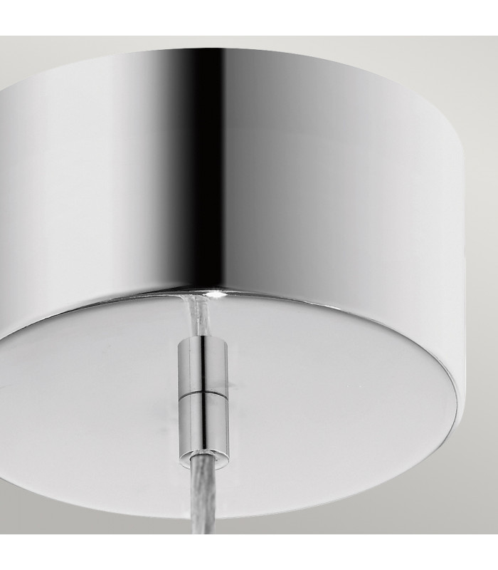 Kichler Moonlit Integrated LED Spherical Pendant Ceiling Light Polished Chrome 3000K-2