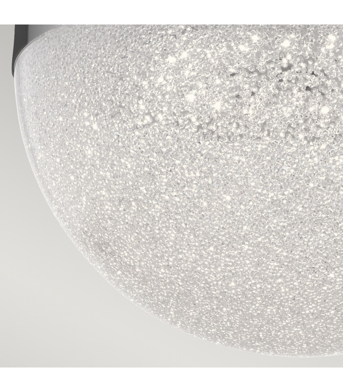 Kichler Moonlit Integrated LED Spherical Pendant Ceiling Light Polished Chrome 3000K-4