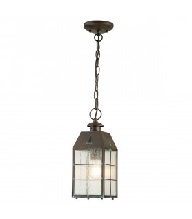 Hinkley Nantucket Outdoor Pendant Ceiling Light Aged Brass IP44-1