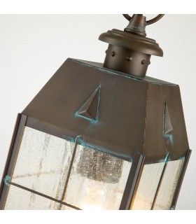 Hinkley Nantucket Outdoor Pendant Ceiling Light Aged Brass IP44-2