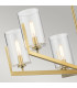Kichler Nye Multi Arm Pendant Ceiling Light Brushed Natural Brass-4