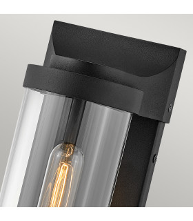 Hinkley Pearson Outdoor Wall Lantern Textured Black IP44-2