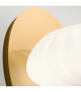Kichler Pim Bathroom Wall Lamp Fox Gold 3000K IP44-2