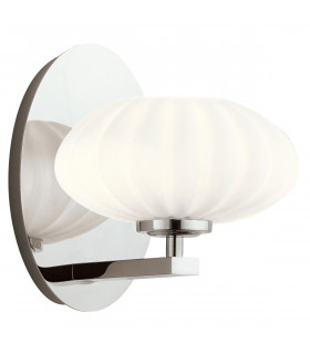 Kichler Pim Bathroom Wall Lamp Polished Chrome 3000K IP44-1