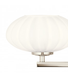 Kichler Pim Bathroom Wall Lamp Polished Chrome 3000K IP44-2