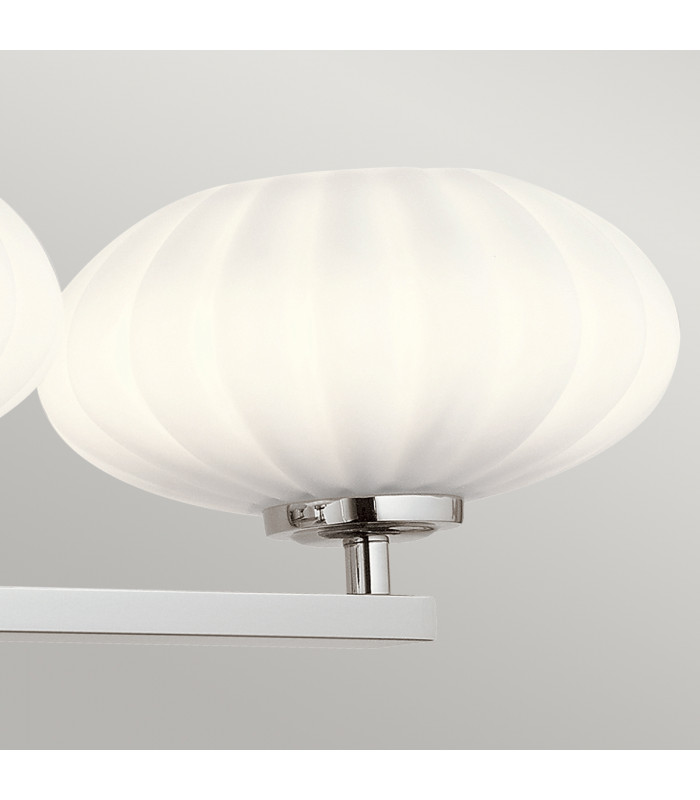 Kichler Pim Bathroom Wall Lamp Polished Chrome 3000K IP44-5