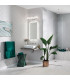 Kichler Pim Bathroom Wall Lamp Polished Chrome 3000K IP44-6
