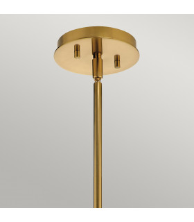 Kichler Pim Globe Pendant Ceiling Light Fox Gold 3000K IP44-2