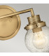 Hinkley Poppy Bathroom Wall Lamp Heritage Brass IP44-3